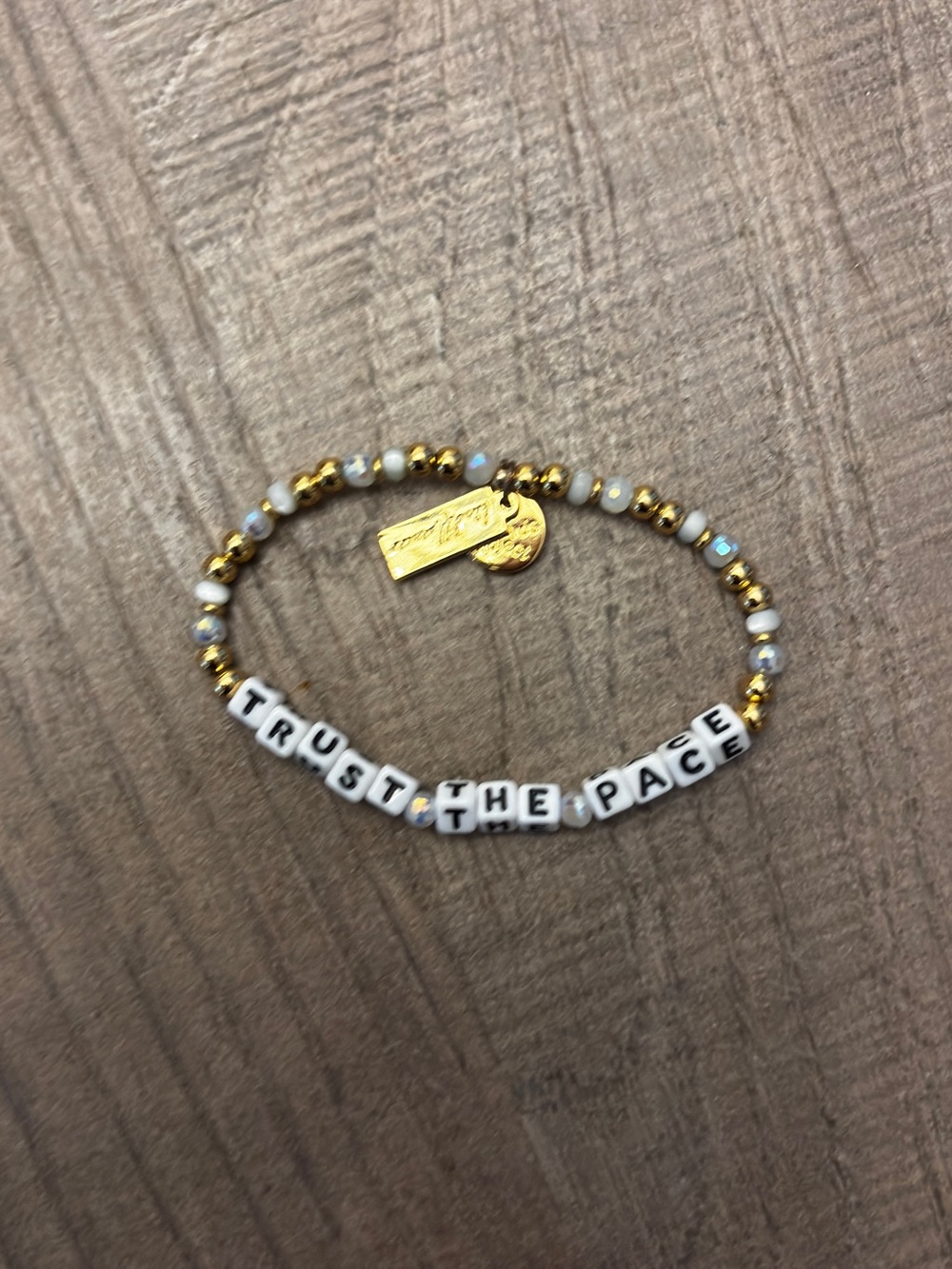 Little Words Project LWP BRACELET trust the pace